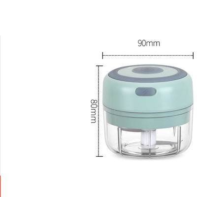 Mini Electric Garlic Chopper USB Charging Ginger Masher Machine Sturdy Durable Chili Vegetable Crusher Kitchen Tool