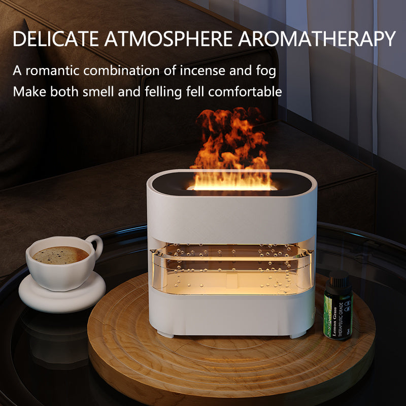 Rain Cloud Fire Humidifier Water Drip Novedades Rain Water Diffuser Fire Flame Humidifier Aroma Diffuser